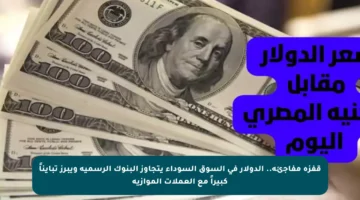 قفزة مفاجئة.. الدولار في السوق السوداء يتجاوز البنوك الرسمية ويبرز تبايناً كبيراً مع العملات الموازية